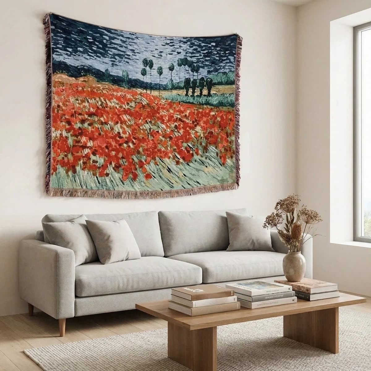 Coperta in stile Van Gogh per divano e decorazione da parete
