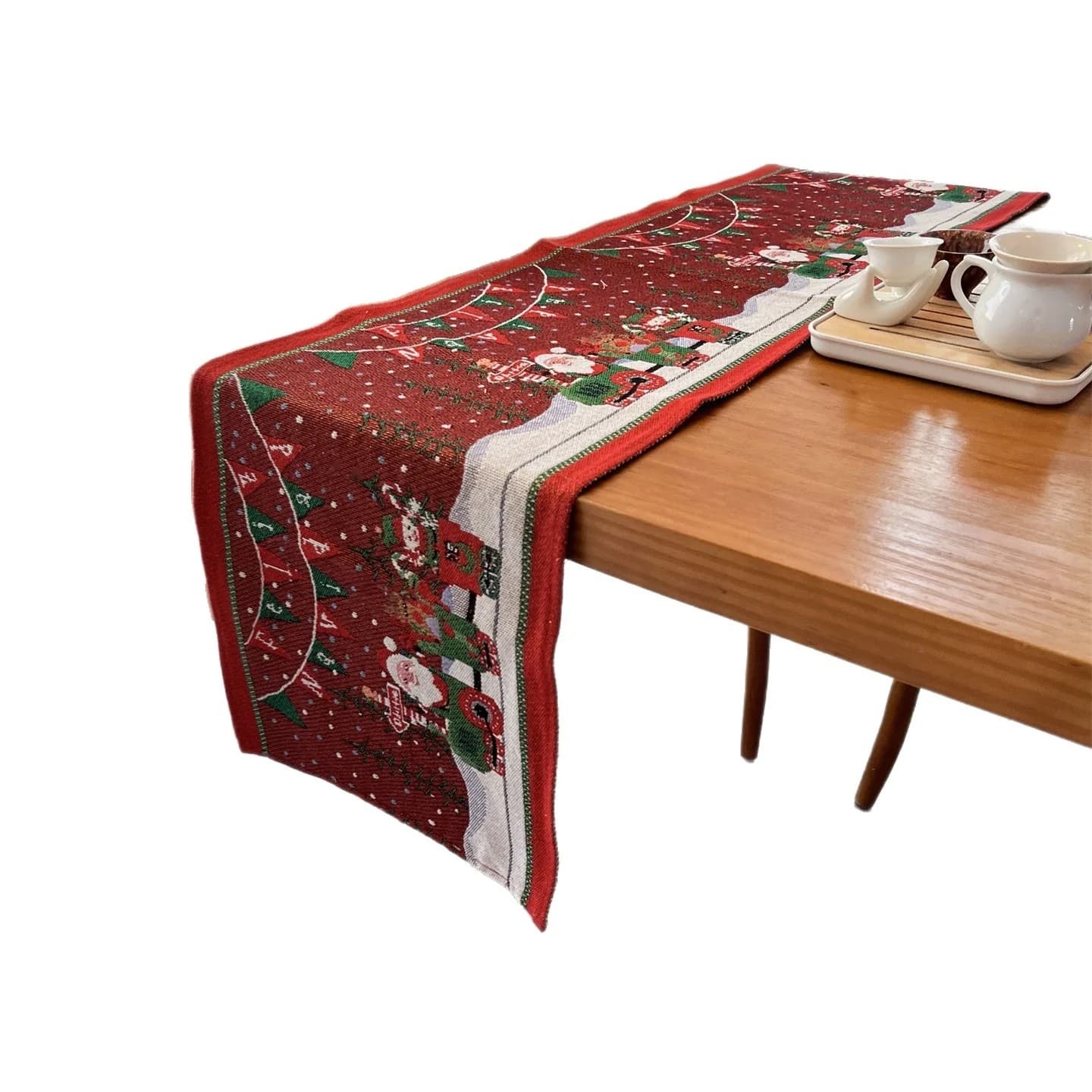 Runner da Tavolo Natalizio Decorazione Festiva per Pranzo