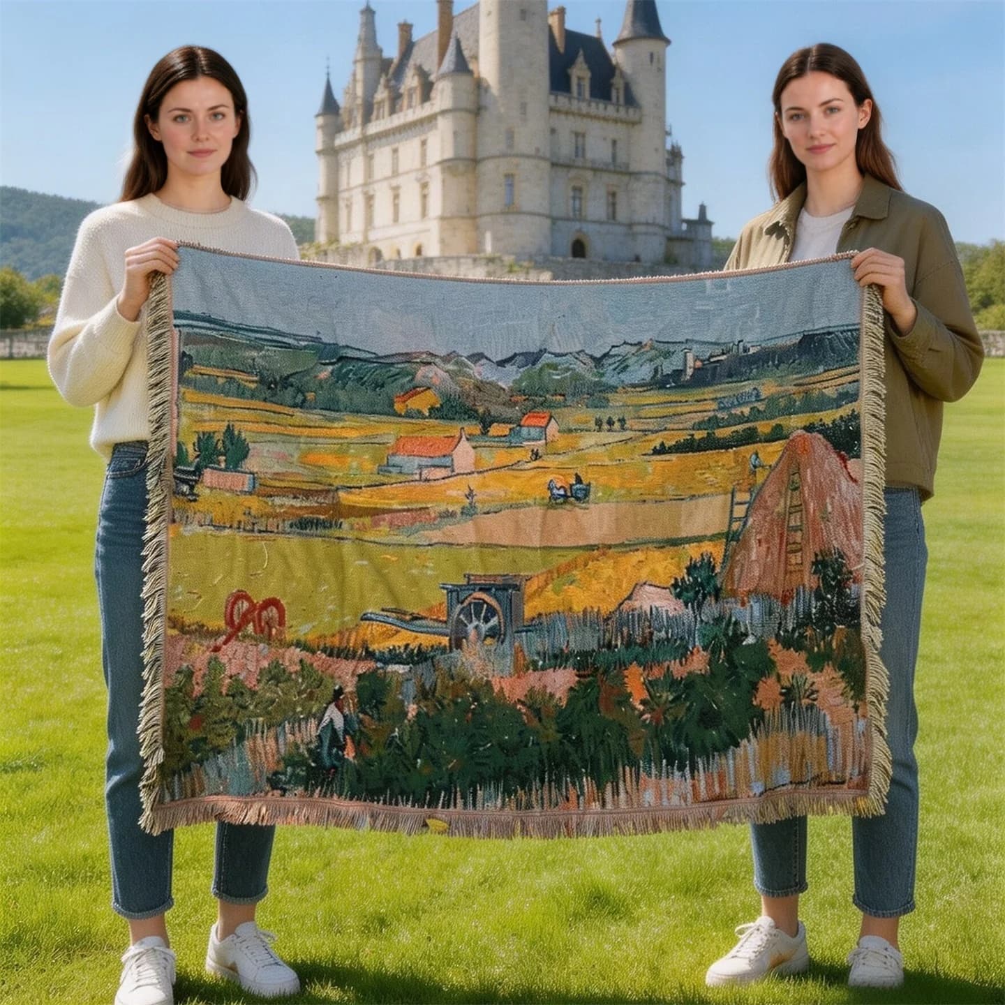 Coperta Arazzo Arte Impressionista per Divano
